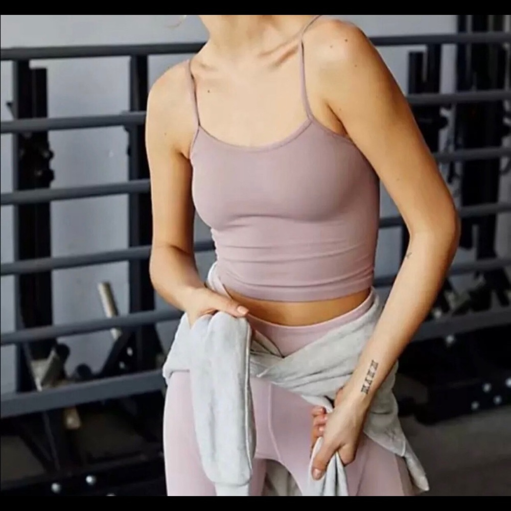 Free People Movement purple sports bra top M/L